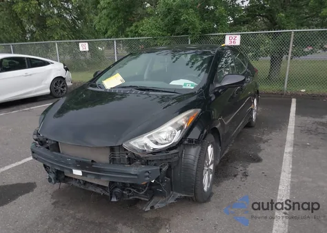 2014 Hyundai Elantra Se из США, поврежденный, VIN KMHDH4AE6EU029171